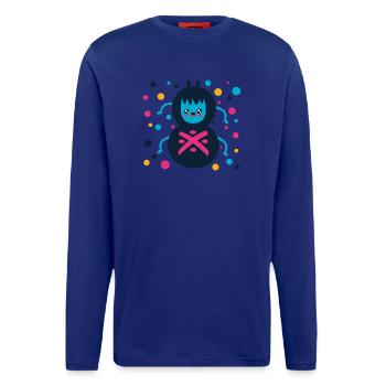 mignon araignée, cadeau, arachnide - Manches longues bio décontracté fabriqué en UE - OFF WHITE - Devant