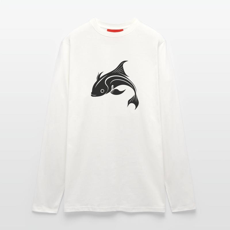 Koi Carp - Cute Elegant Carp Fish Longsleeve - made by SPREAD 