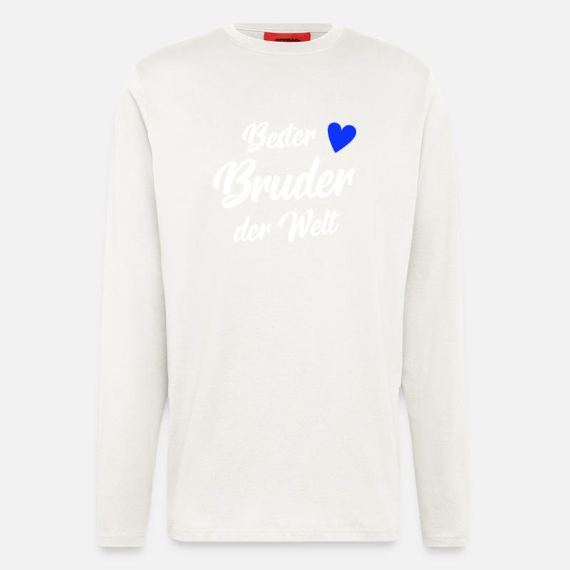 bester bruder - Langarmshirt - made by SPREAD  - OFF WHITE