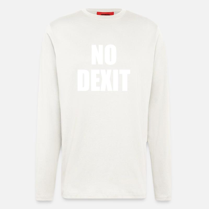 No dexit - Langarmshirt - made by SPREAD  - OFF WHITE