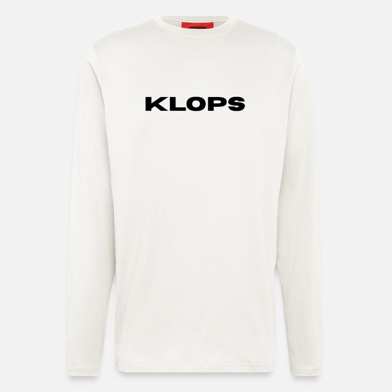 Klops - Hier ist der Name Programm - Langarmshirt - made by SPREAD  - OFF WHITE