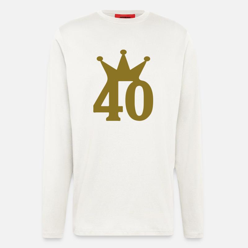 40 krone c1w7 - Langarmshirt - made by SPREAD  - OFF WHITE