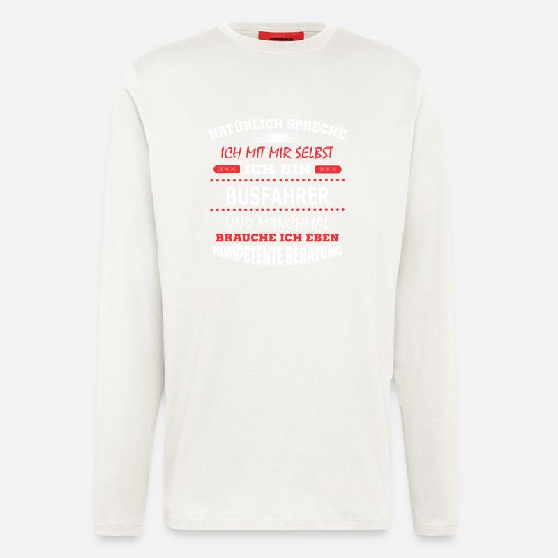 BUSFAHRER - Langarmshirt - made by SPREAD  - OFF WHITE