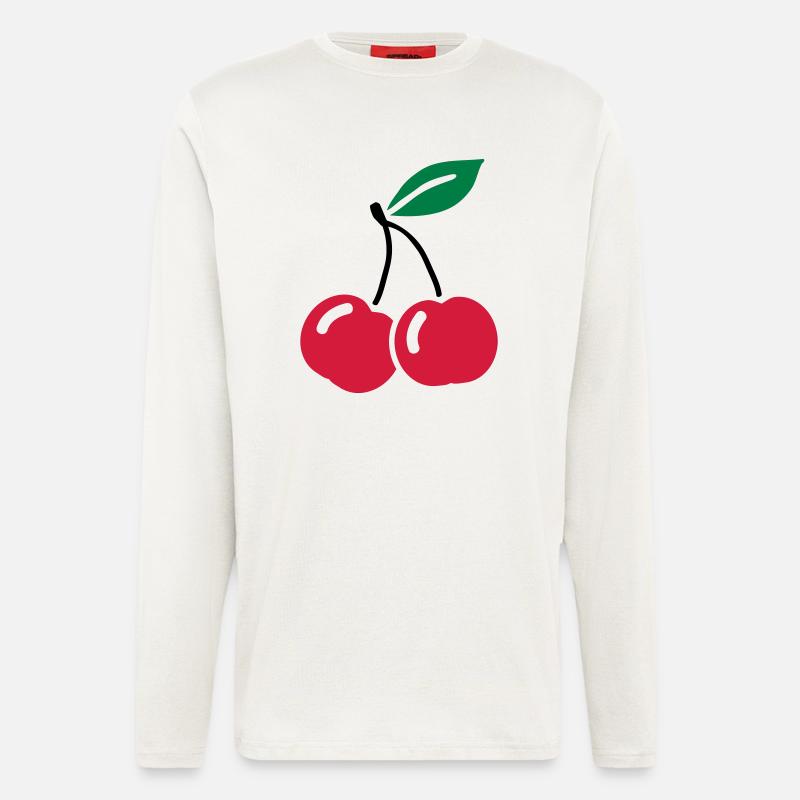 kirschen_ak3 - Langarmshirt - made by SPREAD  - OFF WHITE