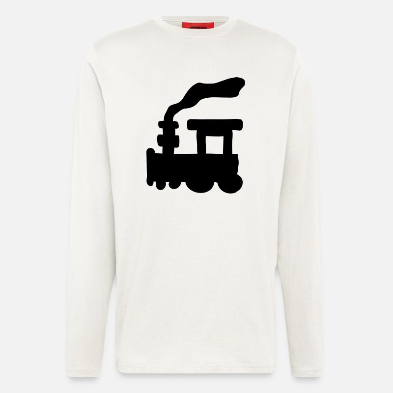 Small Train - Langarmshirt - made by SPREAD  - OFF WHITE
