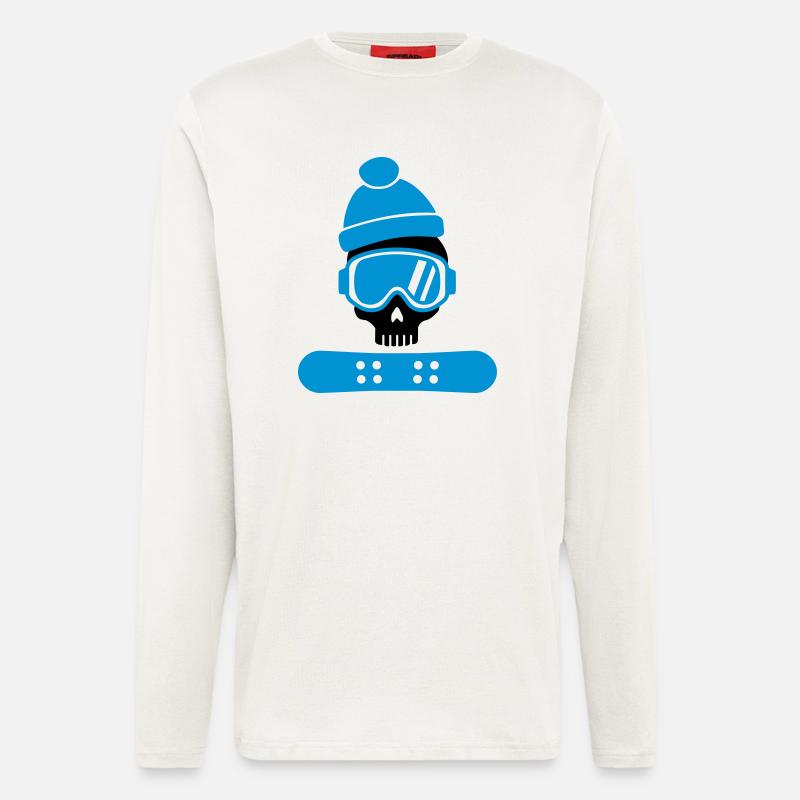 Snowboard - Langarmshirt - made by SPREAD  - OFF WHITE