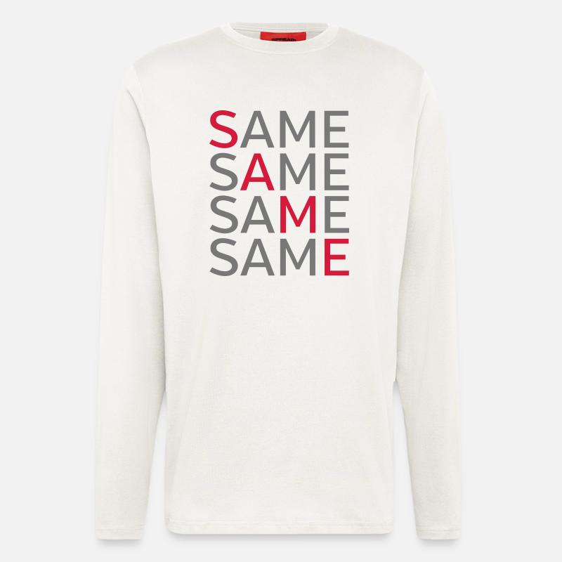 Same Same Same Same - Longsleeve - made by SPREAD  - OFF WHITE