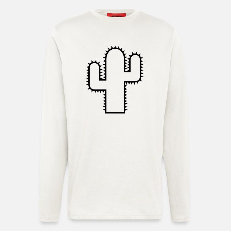 Kaktus - Langarmshirt - made by SPREAD  - OFF WHITE
