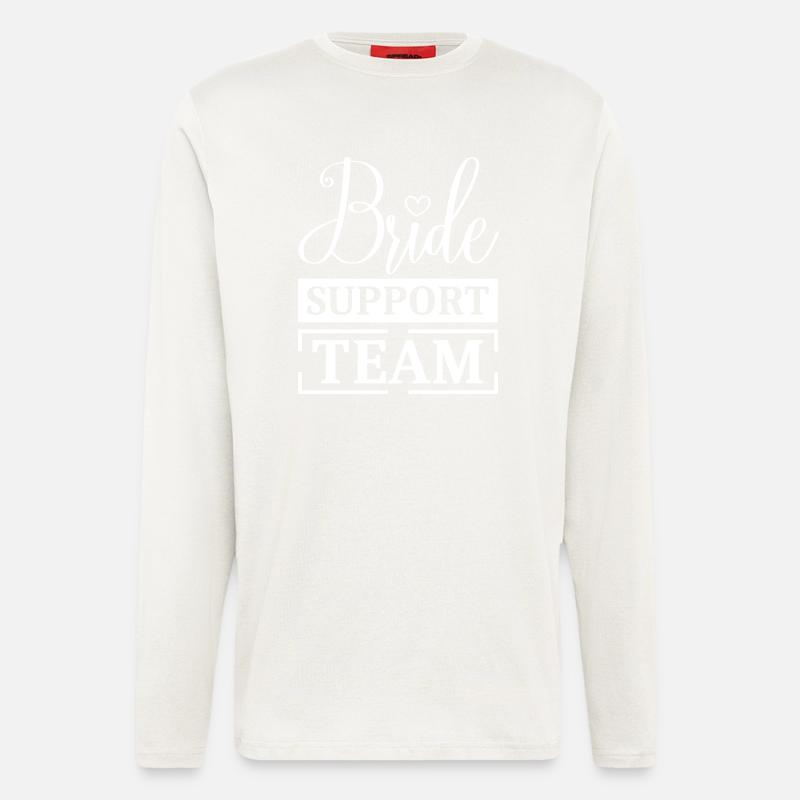 Bride Support Team - Longsleeve - made by SPREAD  - OFF WHITE