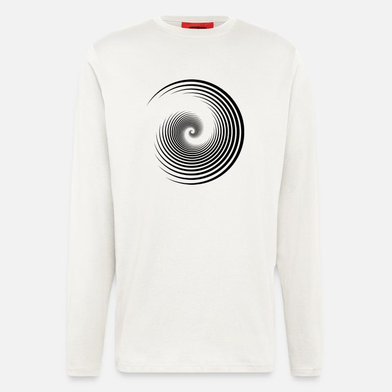 Spiral Shell Retro Gift Idea - Longsleeve - made by SPREAD  - OFF WHITE