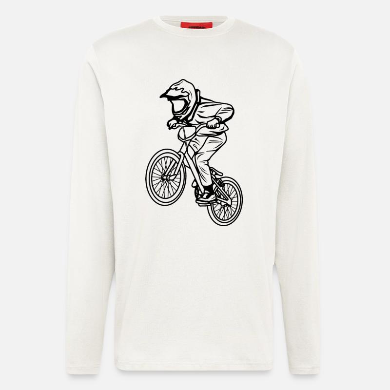 BMX Junge - Langarmshirt - made by SPREAD  - OFF WHITE