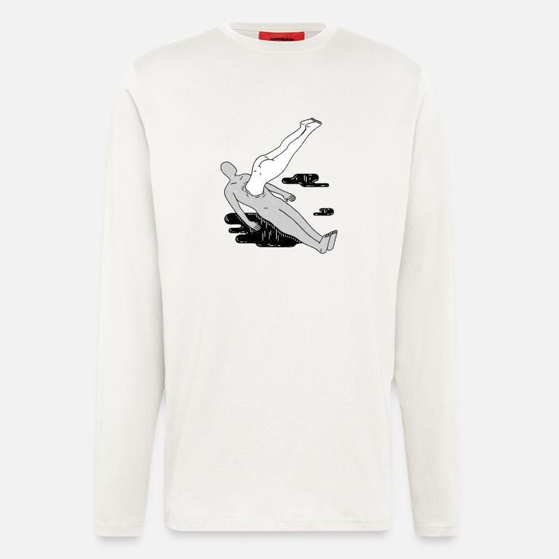 Hals über Kopf - Langarmshirt - made by SPREAD  - OFF WHITE