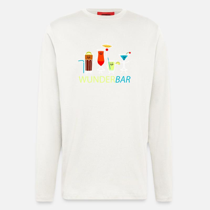 Wunderbar (b) - Langarmshirt - made by SPREAD  - OFF WHITE