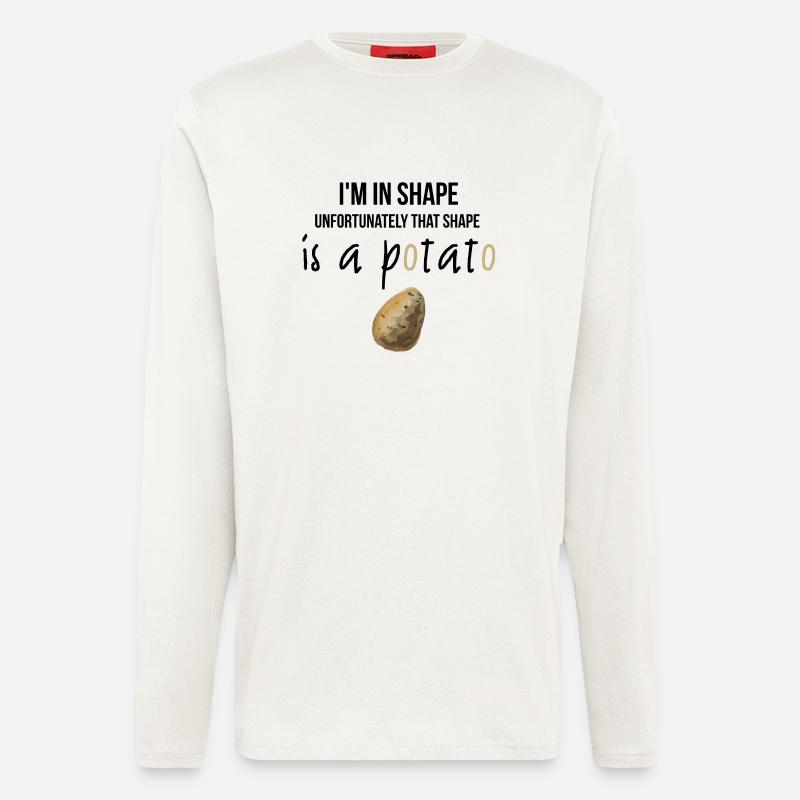 I am in shape - Langarmshirt - made by SPREAD  - OFF WHITE