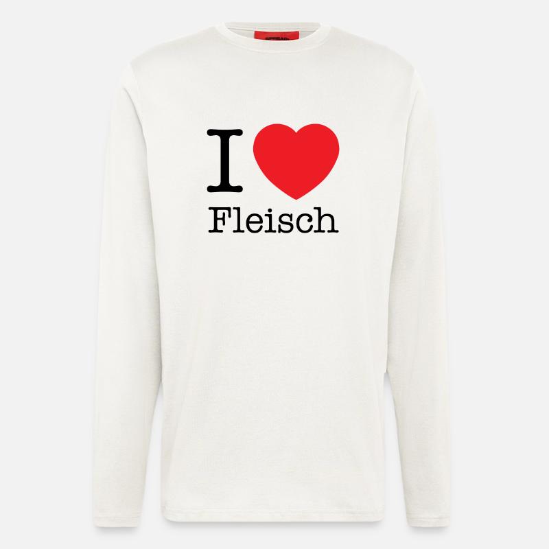 Fleisch - Langarmshirt - made by SPREAD  - OFF WHITE