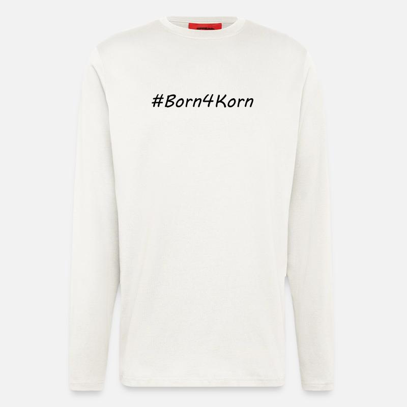 Born 4 Korn - Langarmshirt - made by SPREAD  - OFF WHITE