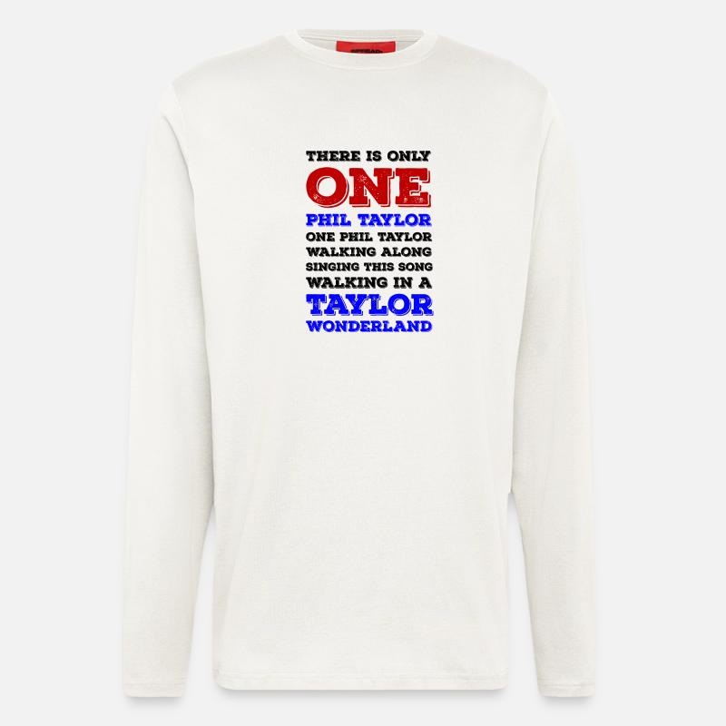 One Phil Taylor - Langarmshirt - made by SPREAD  - OFF WHITE