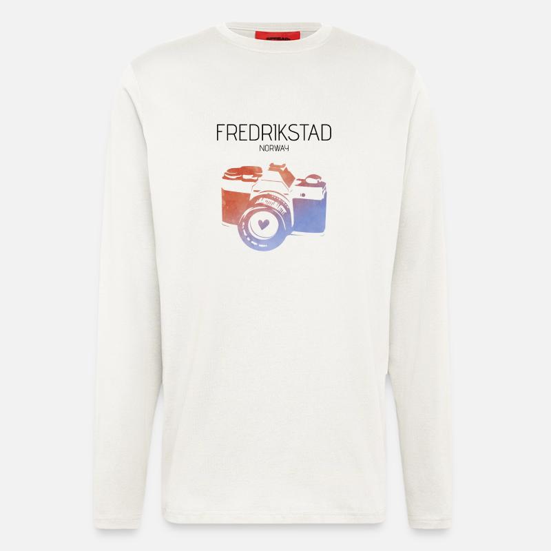 Fredrikstad, Norwegen - Langarmshirt - made by SPREAD  - OFF WHITE