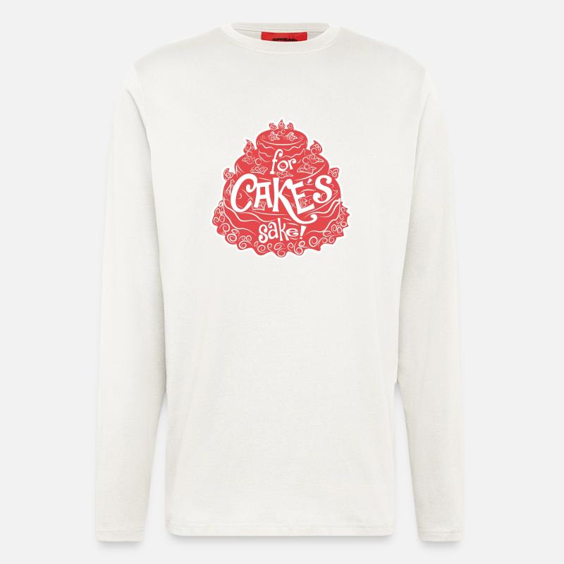 For Cakes Sake - Langarmshirt - made by SPREAD  - OFF WHITE