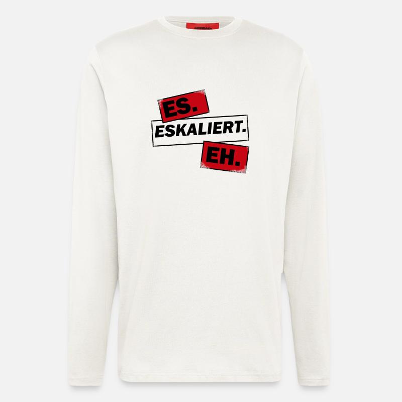 Eskalation - Langarmshirt - made by SPREAD  - OFF WHITE