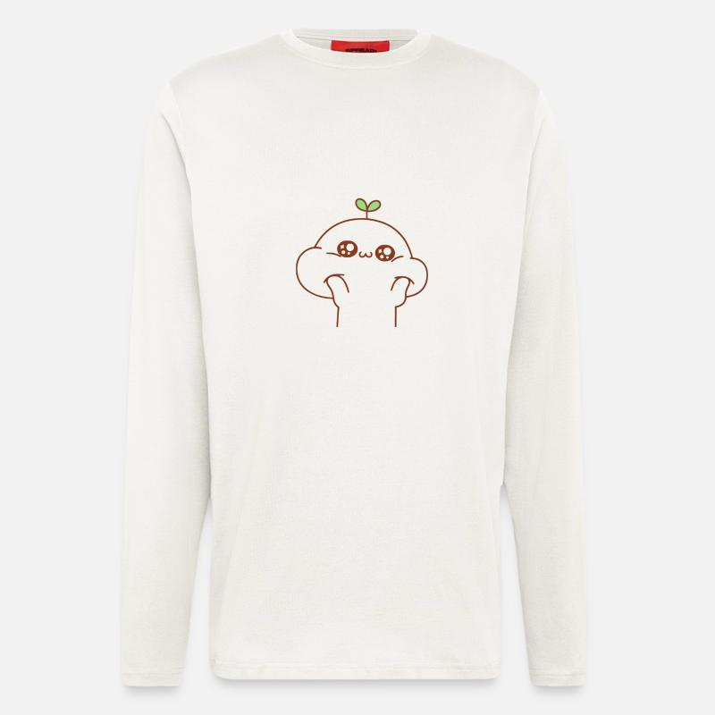 Hamster Comic Cute Geschenk Idee - Langarmshirt - made by SPREAD  - OFF WHITE