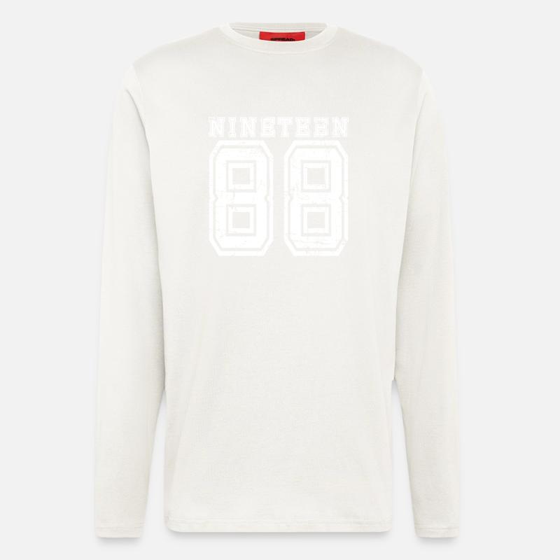 NINETEEN 1988 - Langarmshirt - made by SPREAD - OFF WHITE