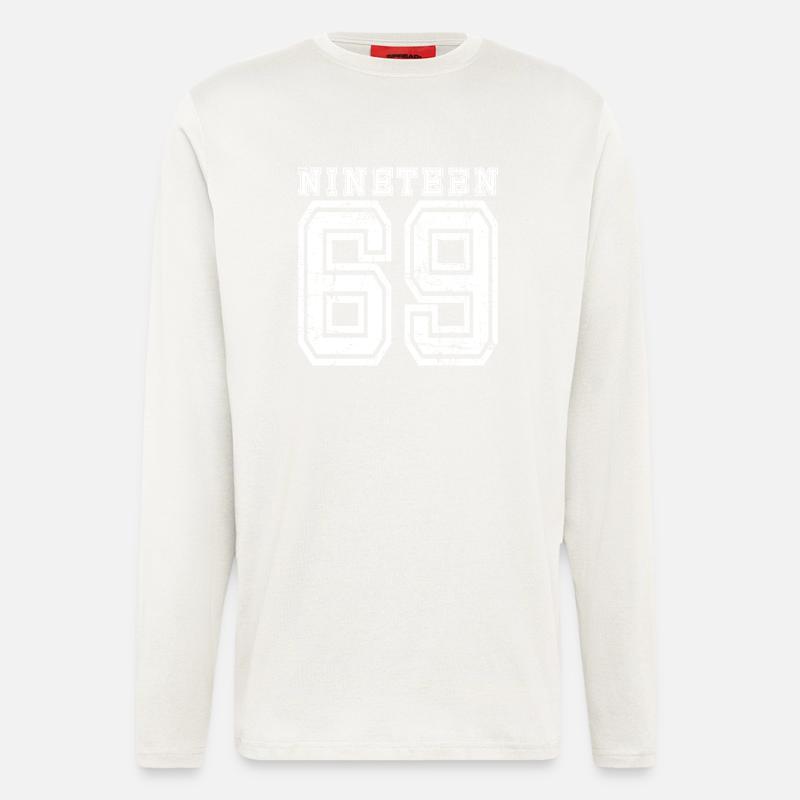 NINETEEN 1969 - Langarmshirt - made by SPREAD  - OFF WHITE
