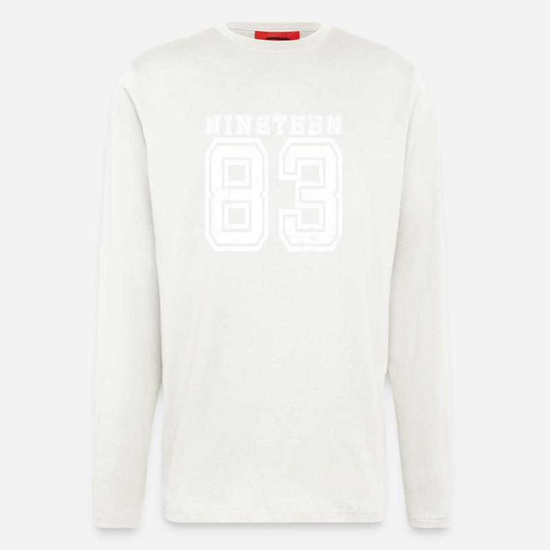NINETEEN 1983 - Longsleeve - made by SPREAD  - OFF WHITE