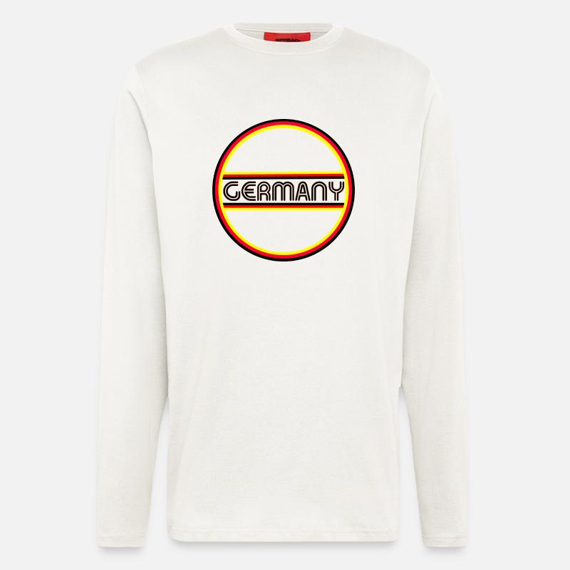 GERMANY Circle Pattern Germany - Longsleeve - made by SPREAD  - OFF WHITE