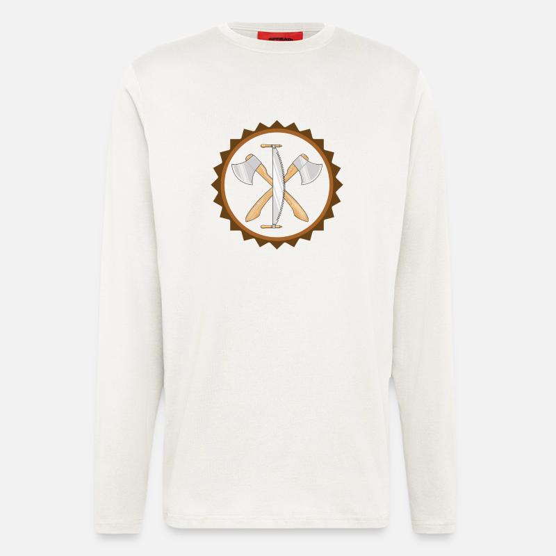 Förster Logo - Langarmshirt - made by SPREAD  - OFF WHITE