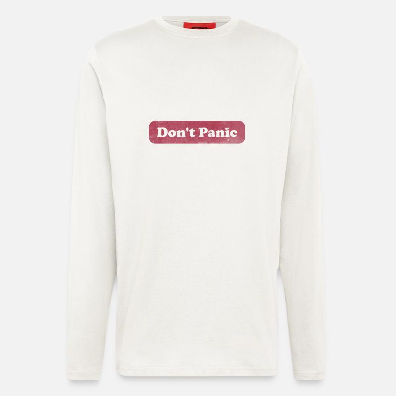 Don't Panic - Hitchhiker - Langarmshirt - made by SPREAD  - OFF WHITE