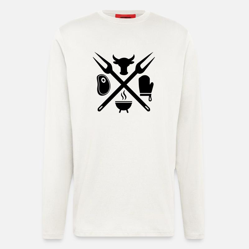 Grillen - Langarmshirt - made by SPREAD  - OFF WHITE
