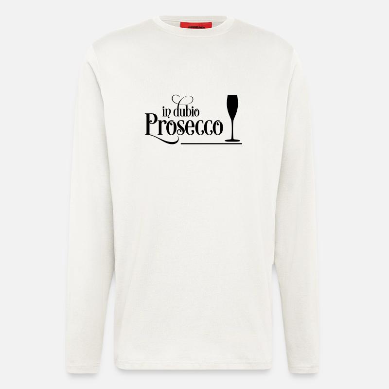 Prosecco - Langarmshirt - made by SPREAD  - OFF WHITE