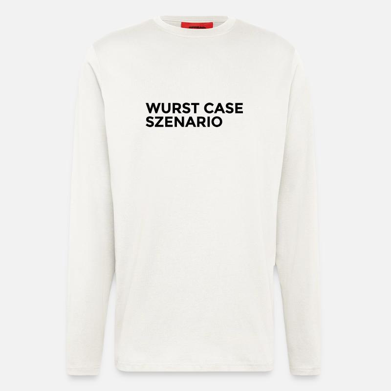 WURST CASE SZENARIO schwarz - Langarmshirt - made by SPREAD  - OFF WHITE