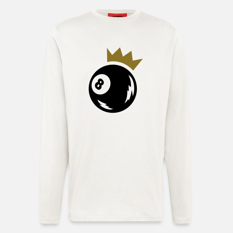 Billiards - Langarmshirt - made by SPREAD  - OFF WHITE