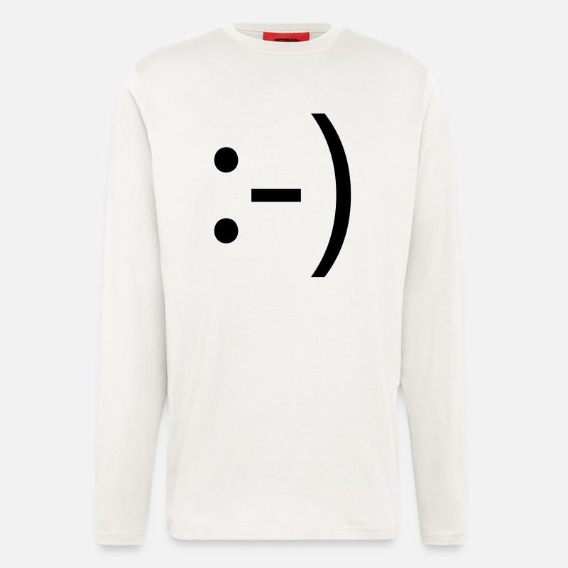 smile :-) - Langarmshirt - made by SPREAD  - OFF WHITE