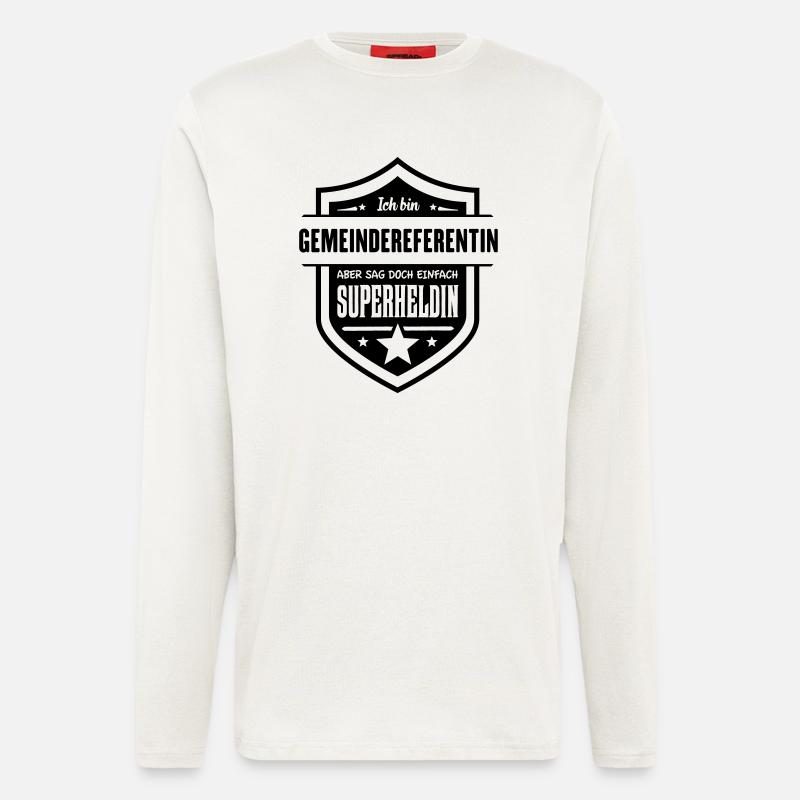 Super Gemeindereferentin - Langarmshirt - made by SPREAD  - OFF WHITE