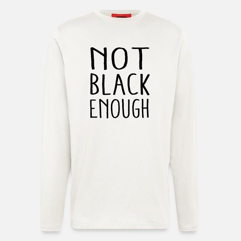 NOT BLACK ENOUGH - Langarmshirt - made by SPREAD  - OFF WHITE