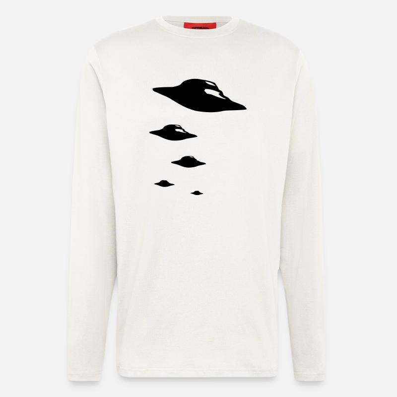UFO ARMY 1clr - Langarmshirt - made by SPREAD  - OFF WHITE