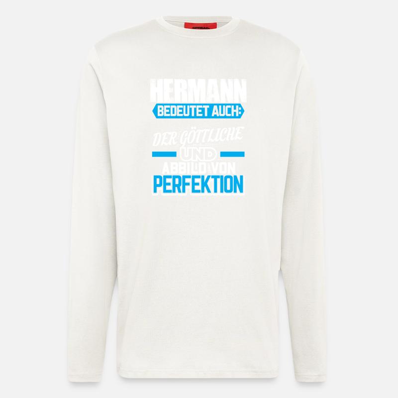 HERMANN - Gott Geschenk - Langarmshirt - made by SPREAD  - OFF WHITE