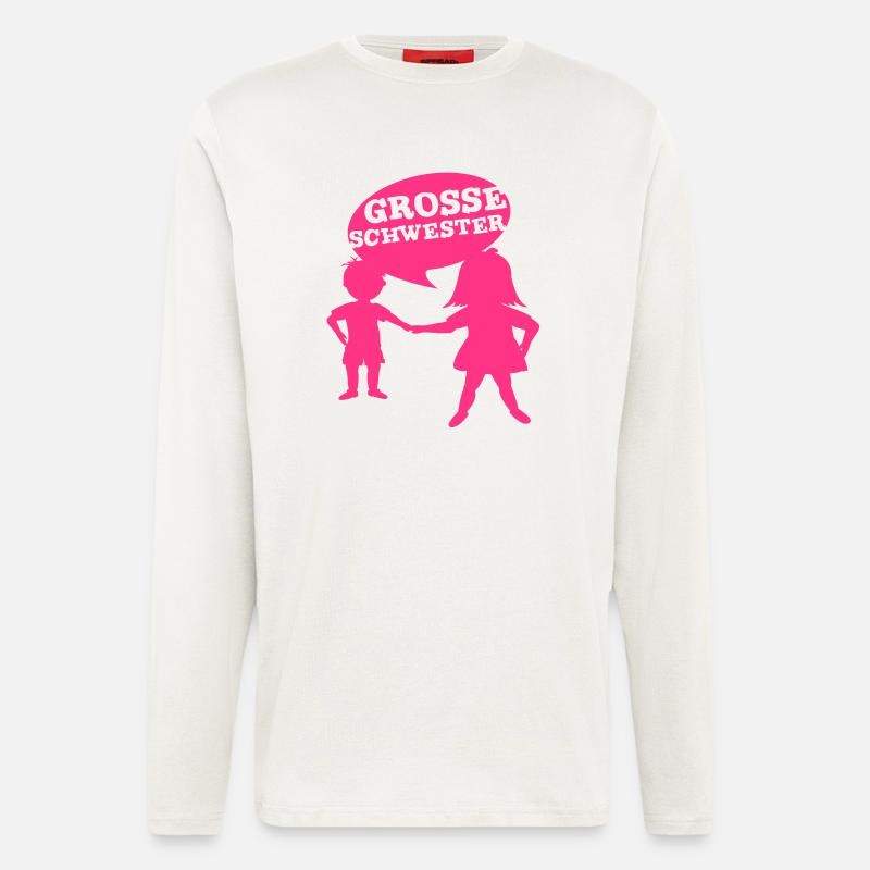 Grosse Schwester - Langarmshirt - made by SPREAD - OFF WHITE