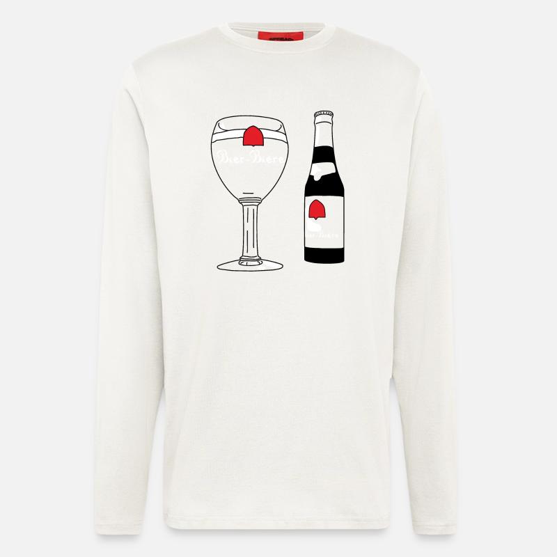 Belgian Beer - Langarmshirt - made by SPREAD  - OFF WHITE