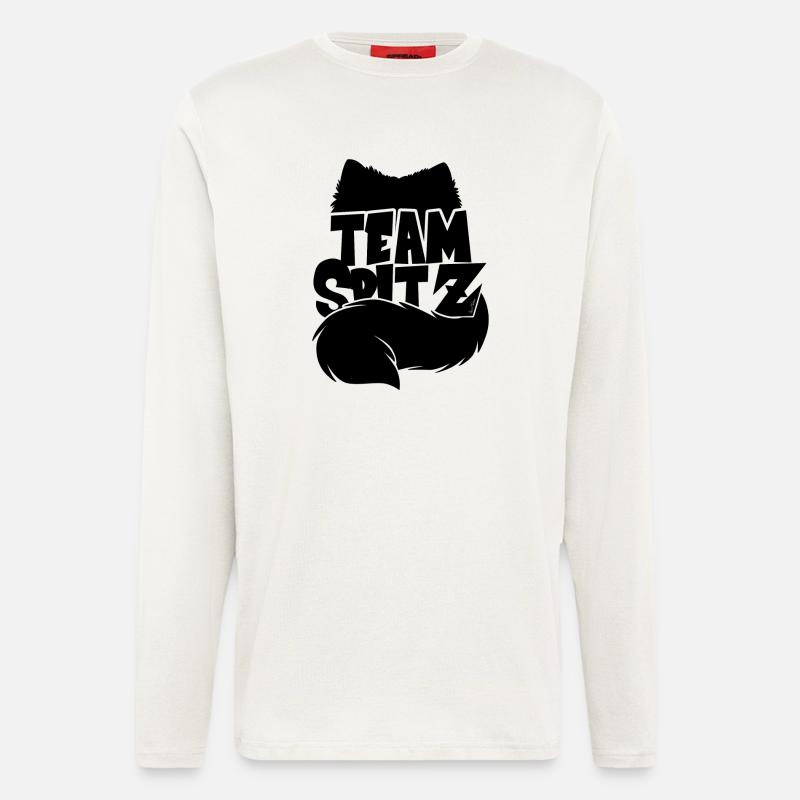 Silhouette Team Spitz - Langarmshirt - made by SPREAD  - OFF WHITE