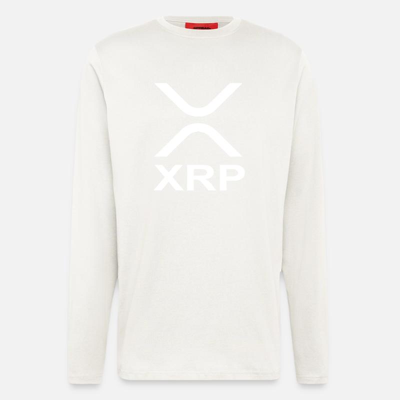 XRP logo crypto bitcoin ripple - Longsleeve - made by SPREAD  - OFF WHITE