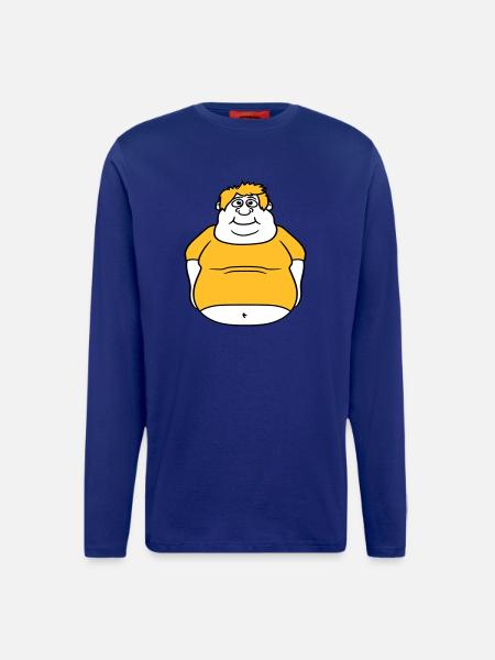 circle ball man fat thick clipart cartoon cartoon lu - Longsleeve - made by SPREAD  - OFF WHITE