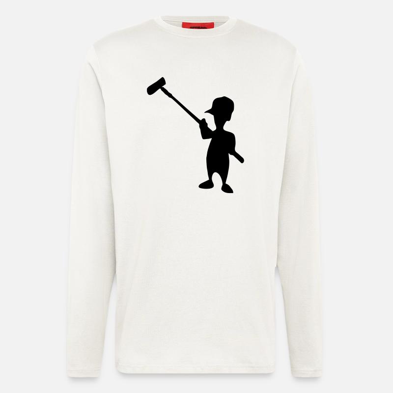 painter - malermeister - Longsleeve - made by SPREAD  - OFF WHITE