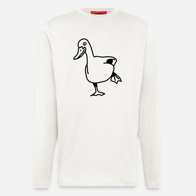 duck - Longsleeve - made by SPREAD  - OFF WHITE
