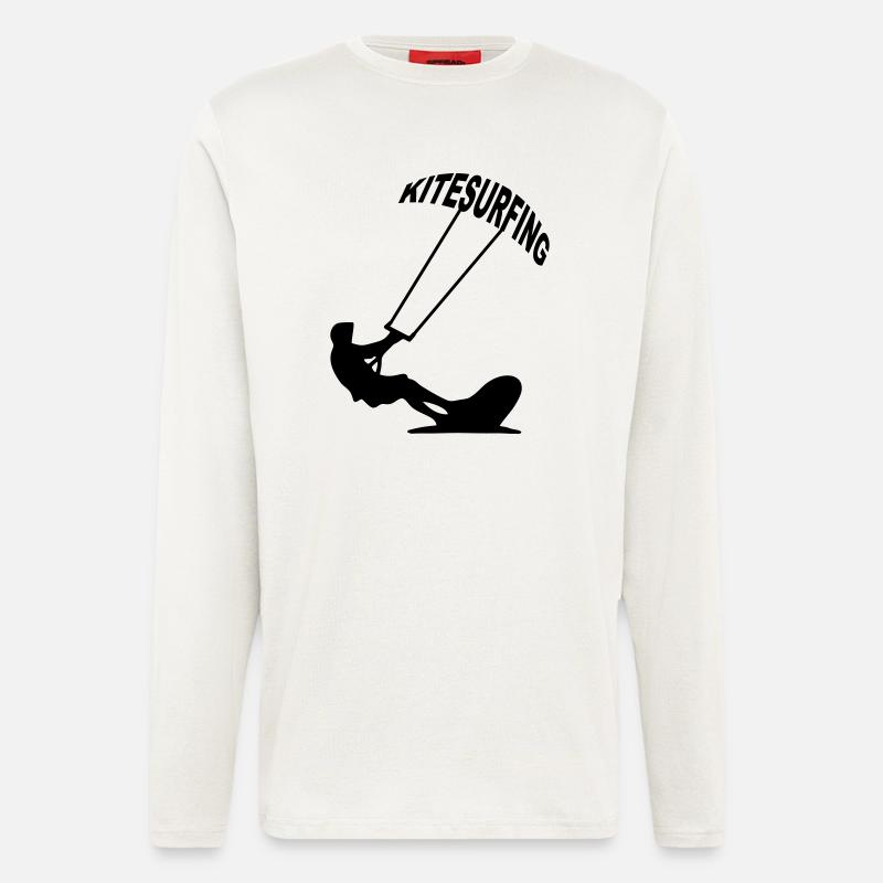 Kitesurfer - Kitesurfing - Langarmshirt - made by SPREAD  - OFF WHITE