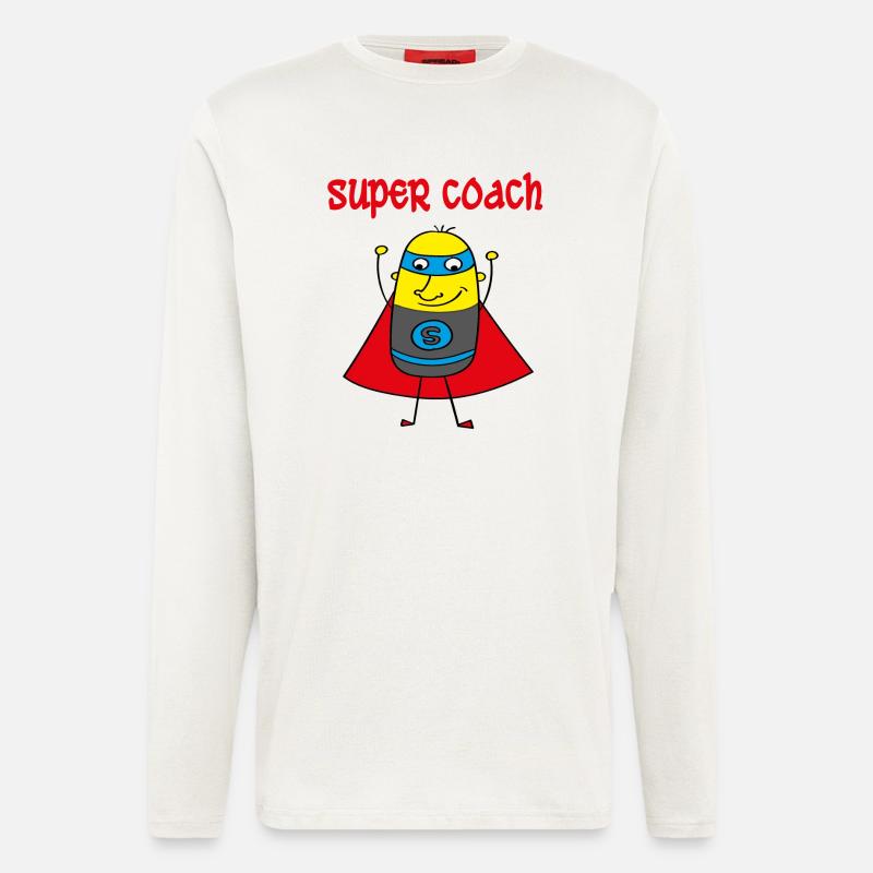 Super coach - Langarmshirt - made by SPREAD  - OFF WHITE