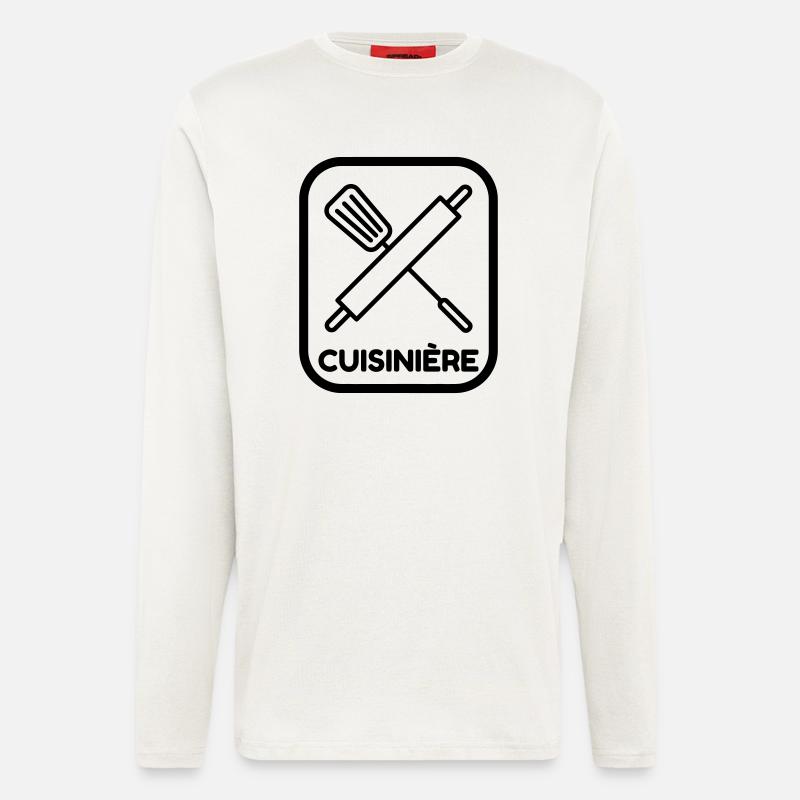 Koch / Kochen / Cooking / Chef - Langarmshirt - made by SPREAD  - OFF WHITE